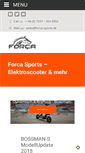 Mobile Screenshot of forca-sports.de